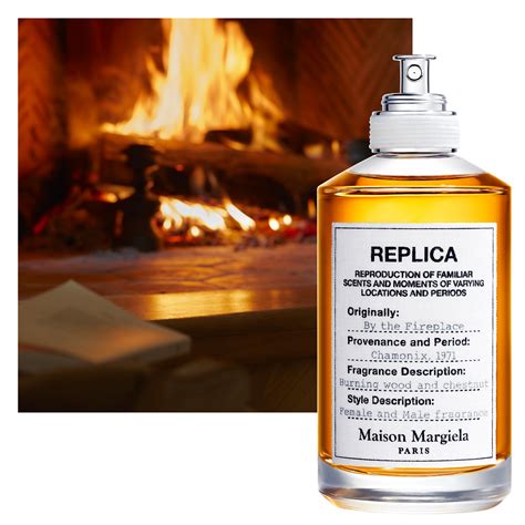 replica perfume by the fireplace|maison martin margiela by fireplace.